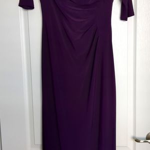 Long formal gown, eggplant color, size 10P